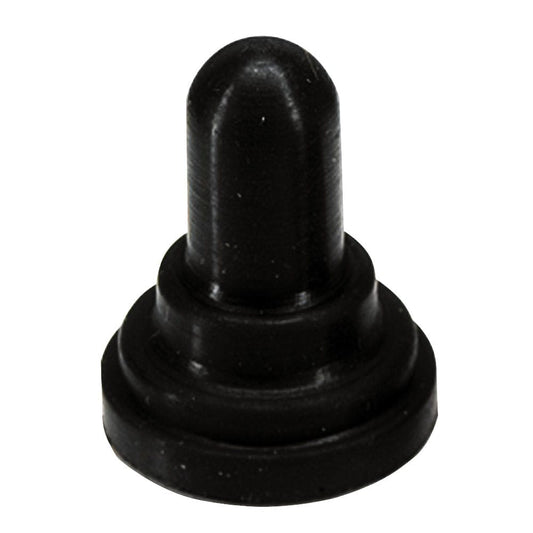 Paneltronics Toggle Switch Boot - 23/32" Round Nut - Black f/Toggle Switch [048-002]