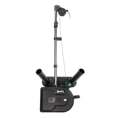 Scotty 1116 Propack 60" Telescoping Electric Downrigger w/ Dual Rod Holders and Swivel Base [1116]