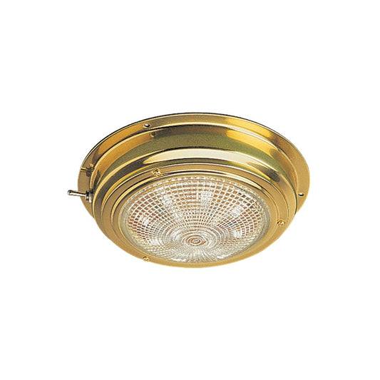 Sea-Dog Brass LED Dome Light - 4" Lens [400198-1]